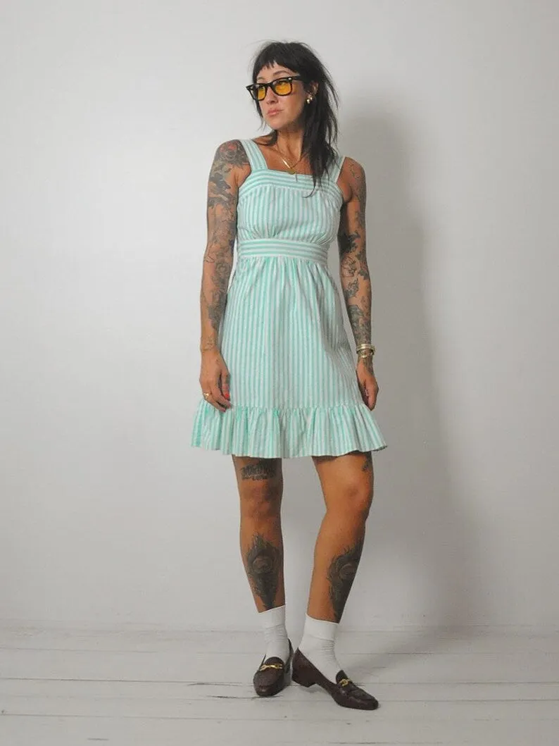 1980's Lanz Striped Sundress