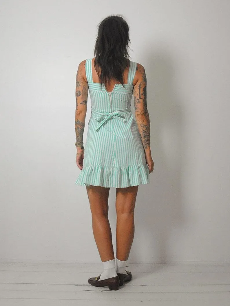 1980's Lanz Striped Sundress