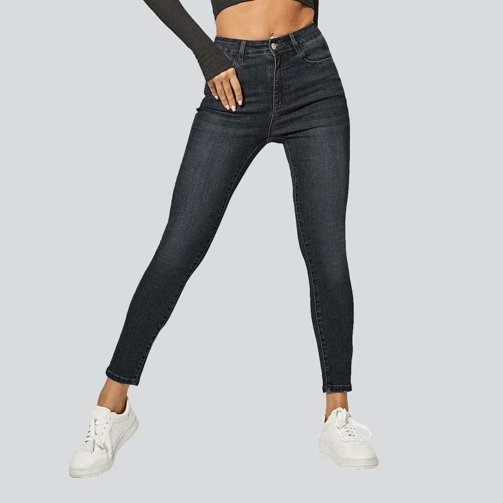 Ankle-length women skinny jeans