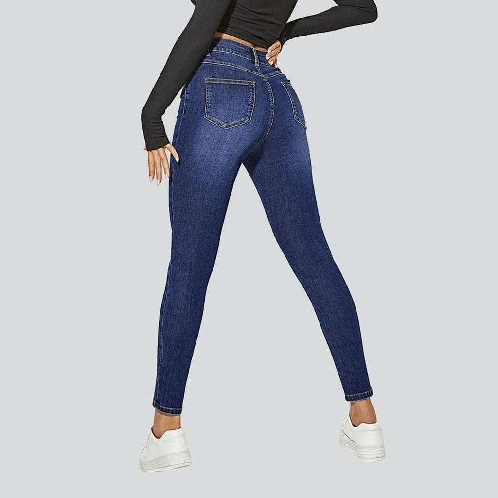 Ankle-length women skinny jeans