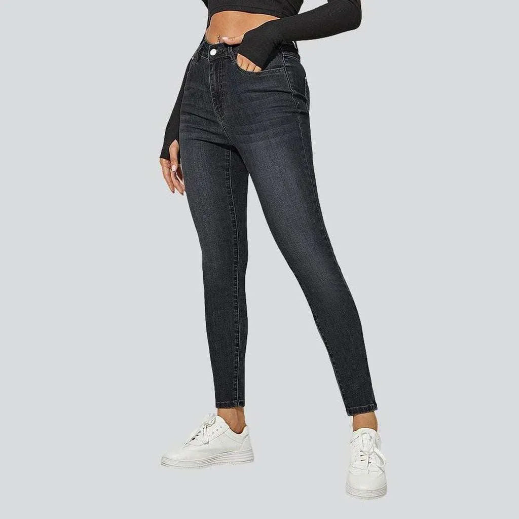 Ankle-length women skinny jeans