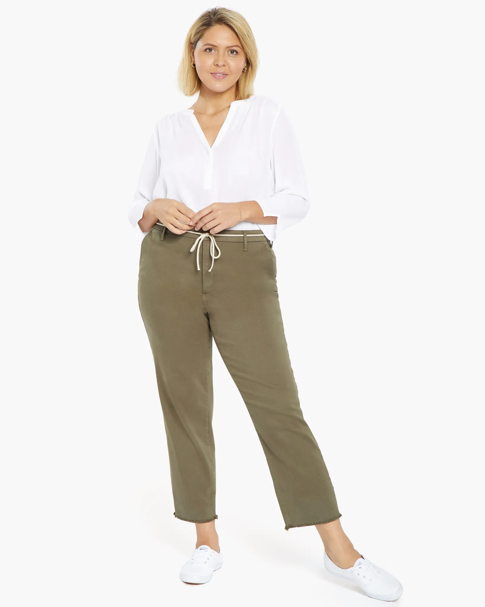 Ariana Relaxed Trousers | Moss