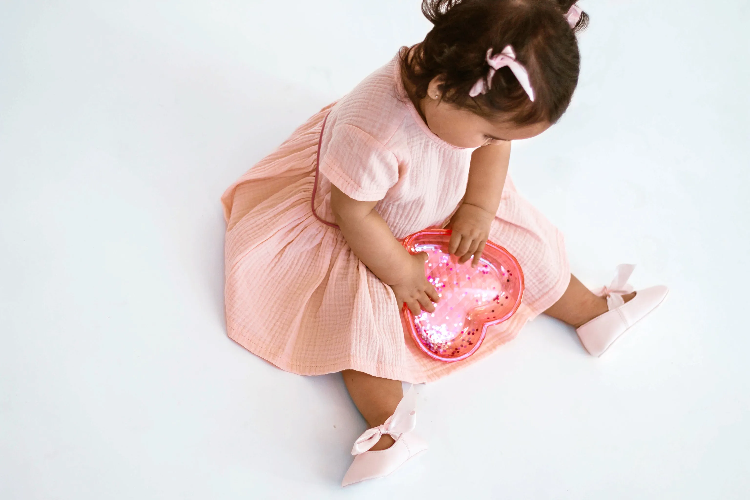 Baby Hi-Low Dress | Pink