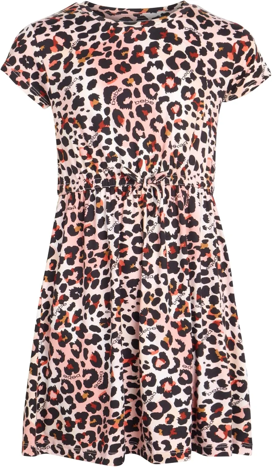 bebe Girls' Dress - 2 Pack Super Soft Casual Dress (7-16)
