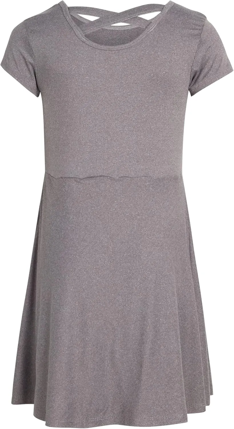bebe Girls' Dress - 2 Pack Super Soft Casual Dress (7-16)