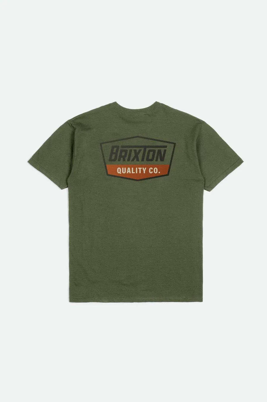 Brixton Regal S/S Tee Ivy Green/Washed Black/Rust