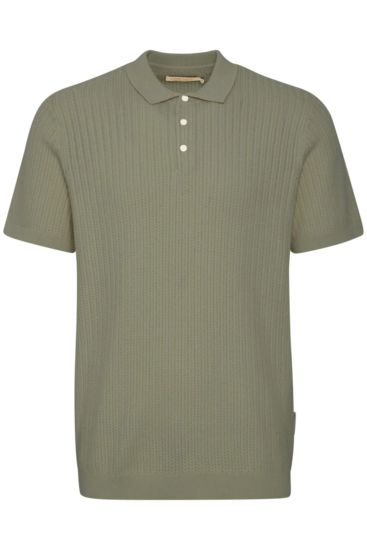Casual Friday Karl - Strik polo med struktur