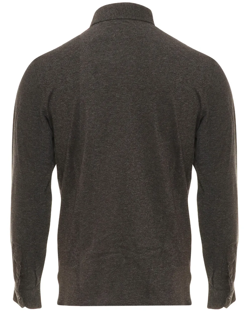 Charcoal Long Sleeve Polo