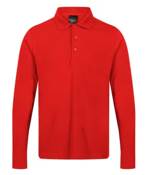 Classic Red - Pro 65/35 long sleeve polo