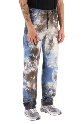 Darkpark Mark Tie-Dye Denim Pants