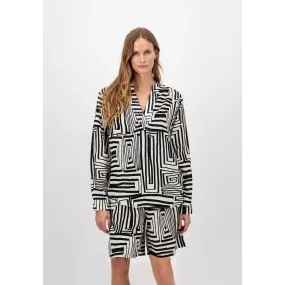 Fynch-Hatton Maze Linen Tunic Black 24041240