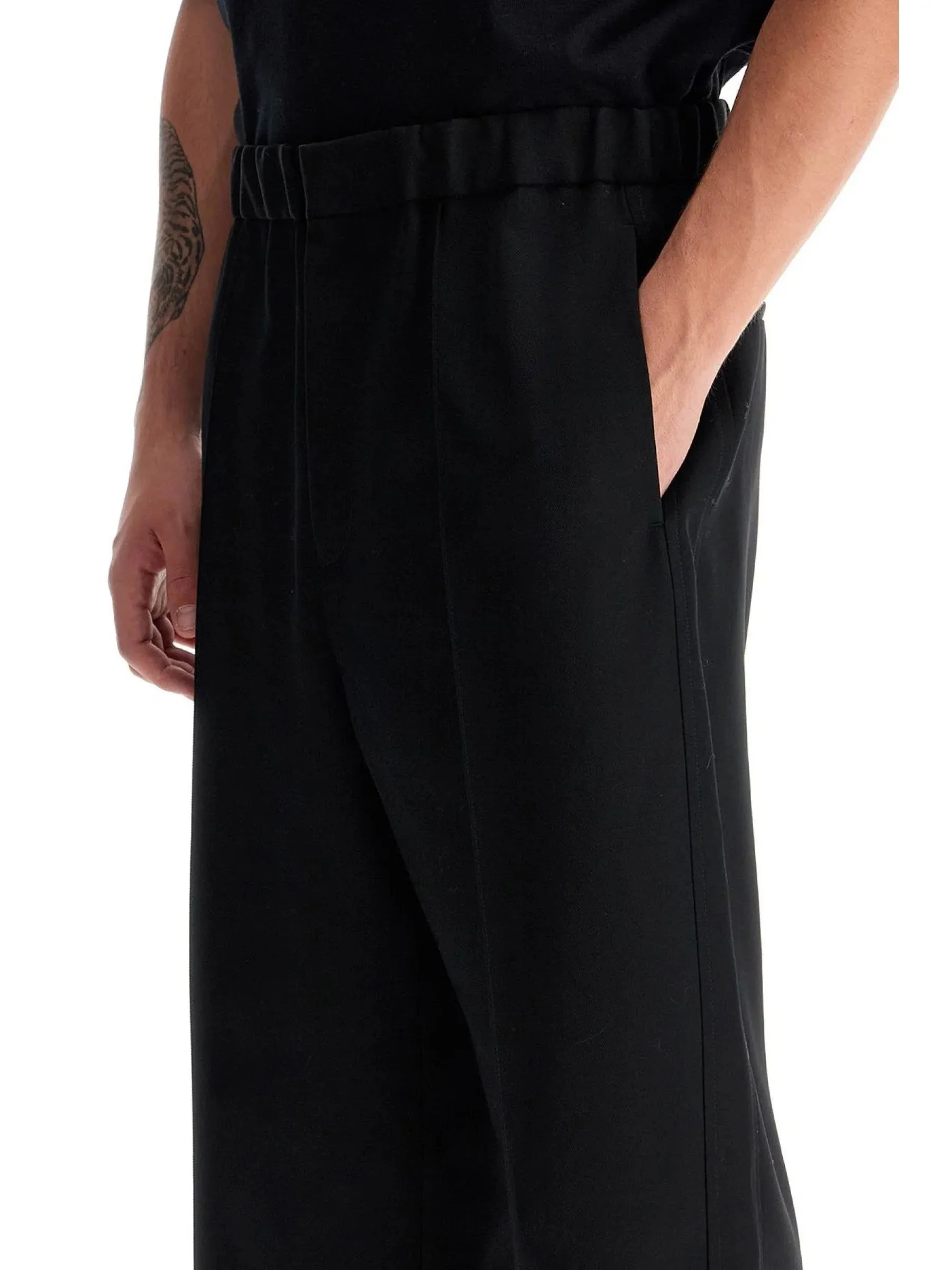 Gabardine Wool Trousers