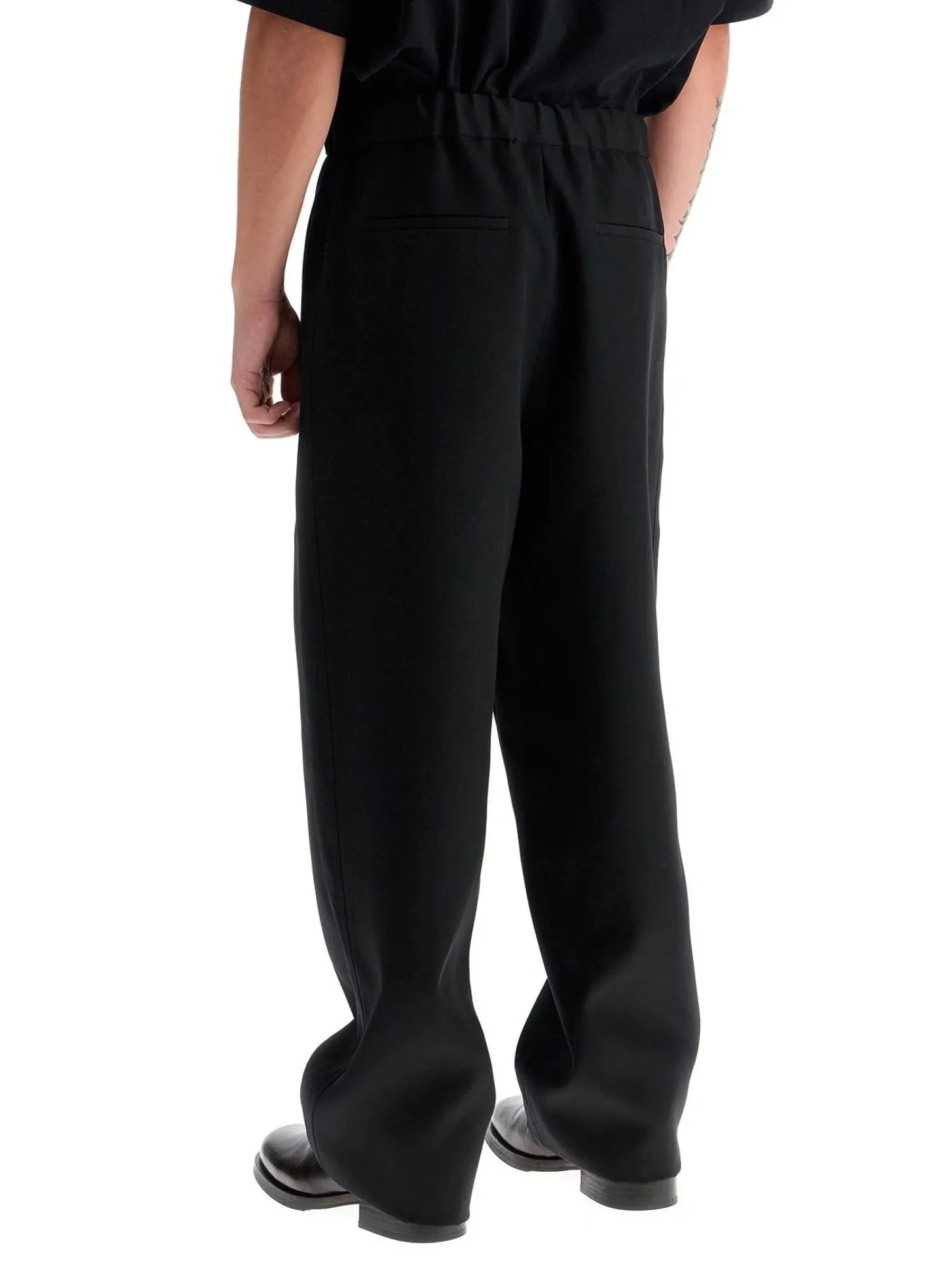 Gabardine Wool Trousers