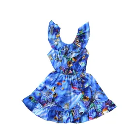 Hanauma Bay Cotton Hawaiian Dress Girl