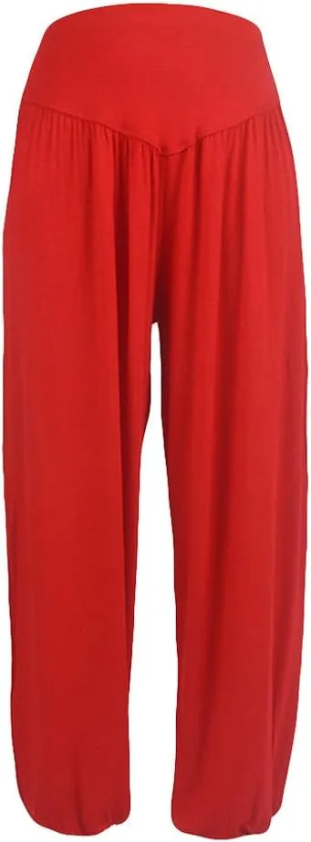 Harem Pants Women Modal Cotton Soft Yoga Pants for Sports Dance,Boho Plus Size Beach Pants Summer Baggy Joggers