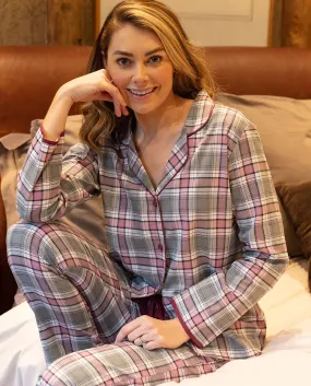 Jessica Grey Checks Top & Pant Set