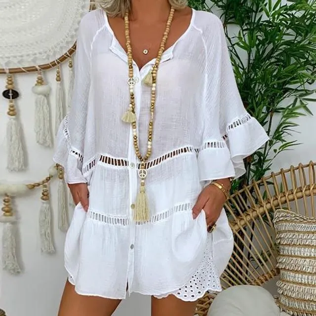 Journey Quarter Sleeve Boho Shirt
