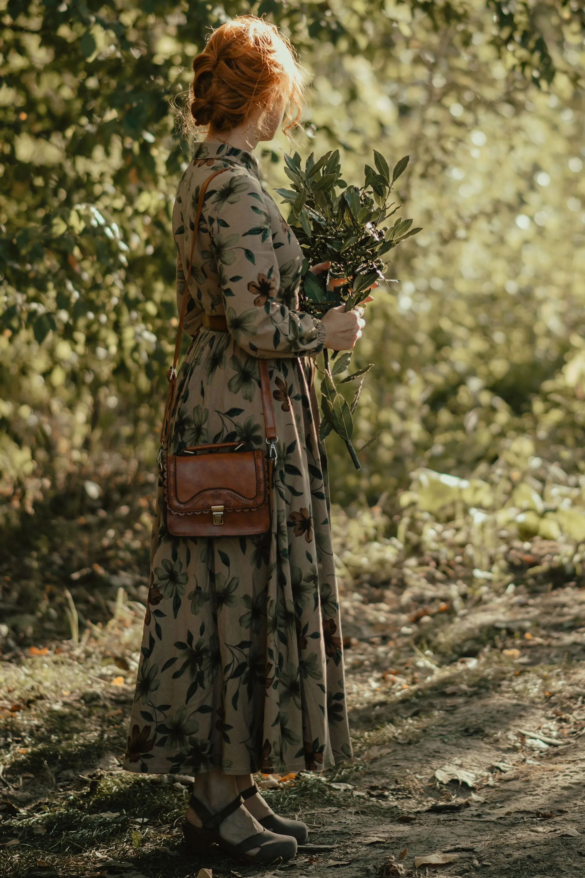 Long Floral Shirt Dress 3868