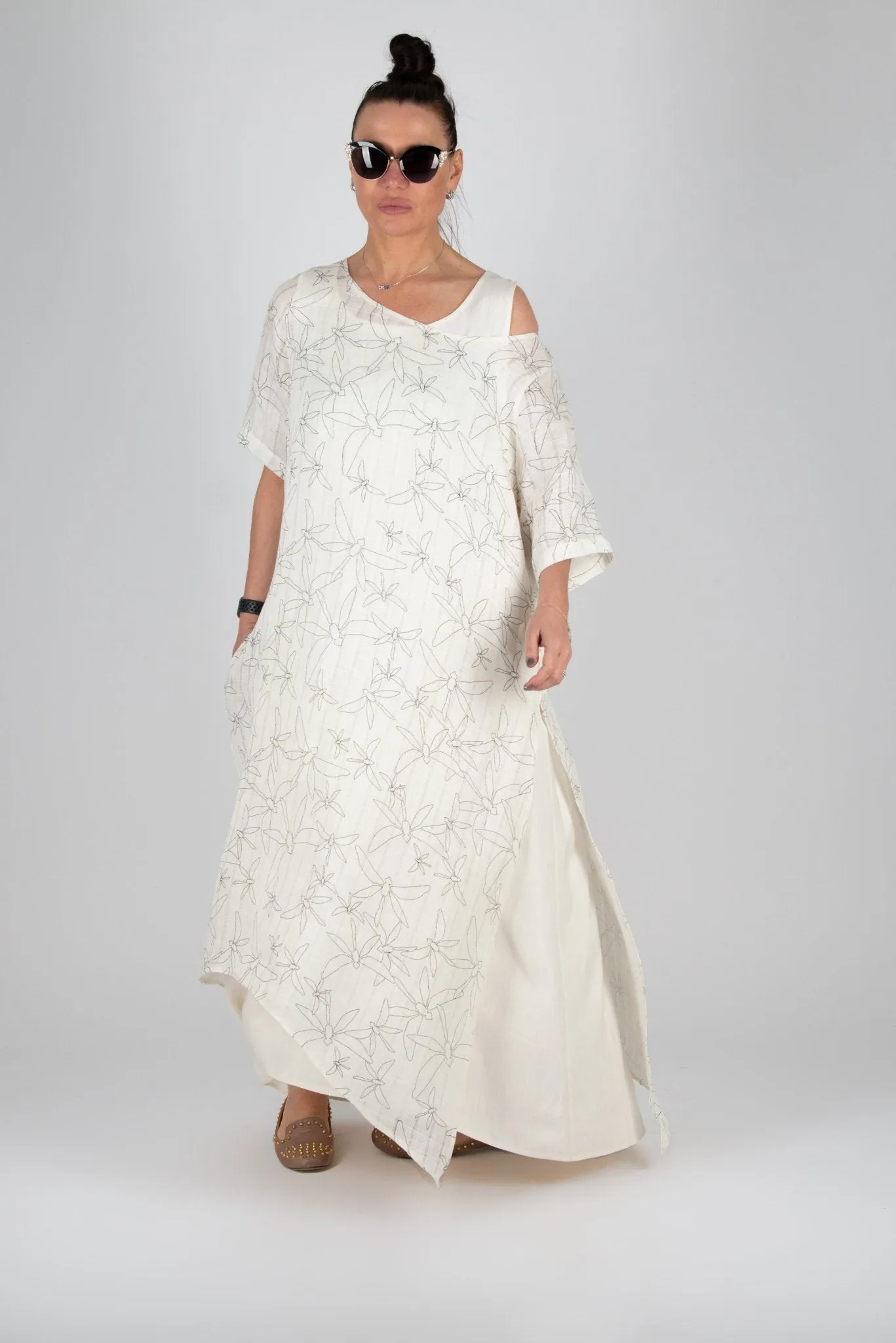 LORI Linen Dress in 2 parts