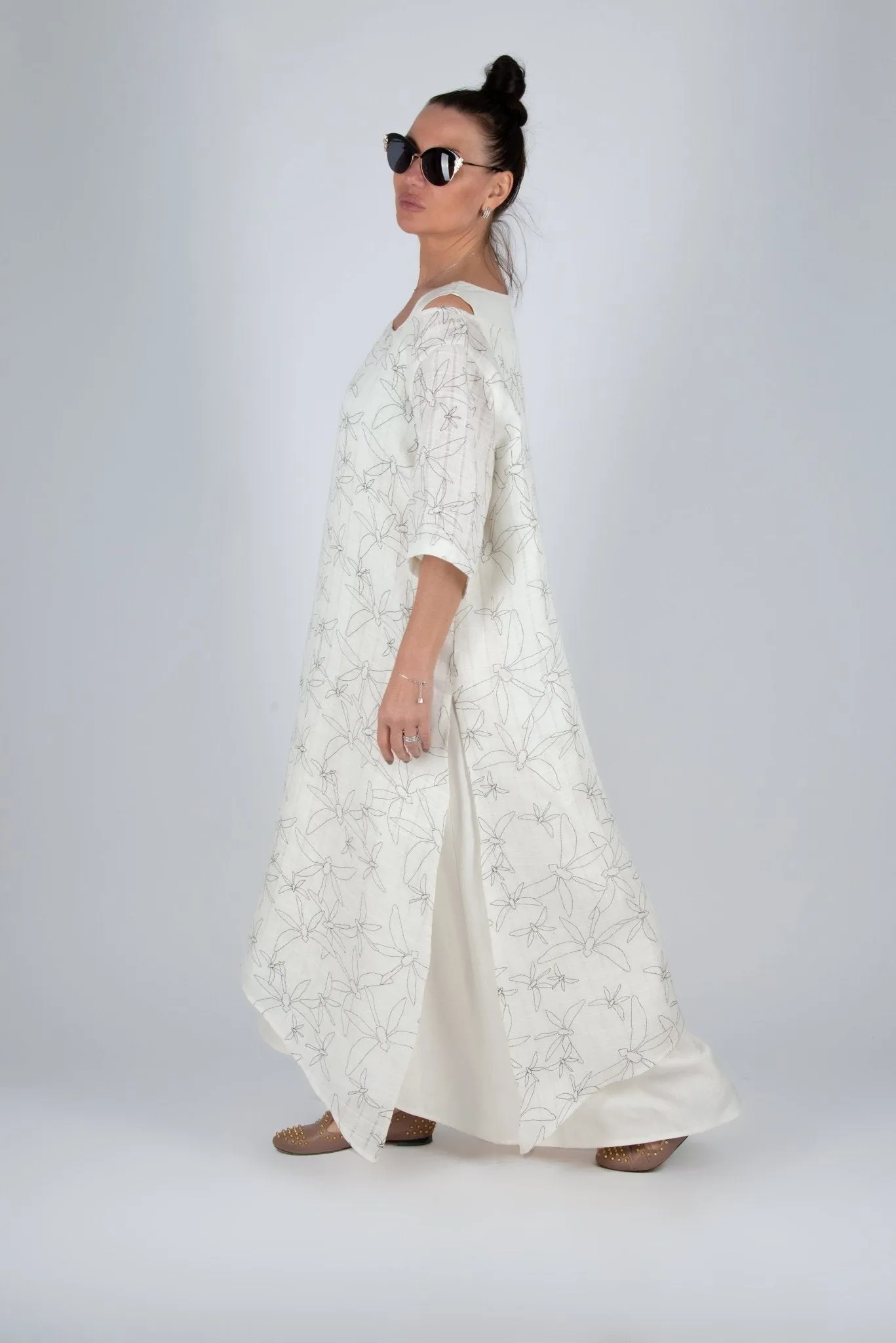 LORI Linen Dress in 2 parts