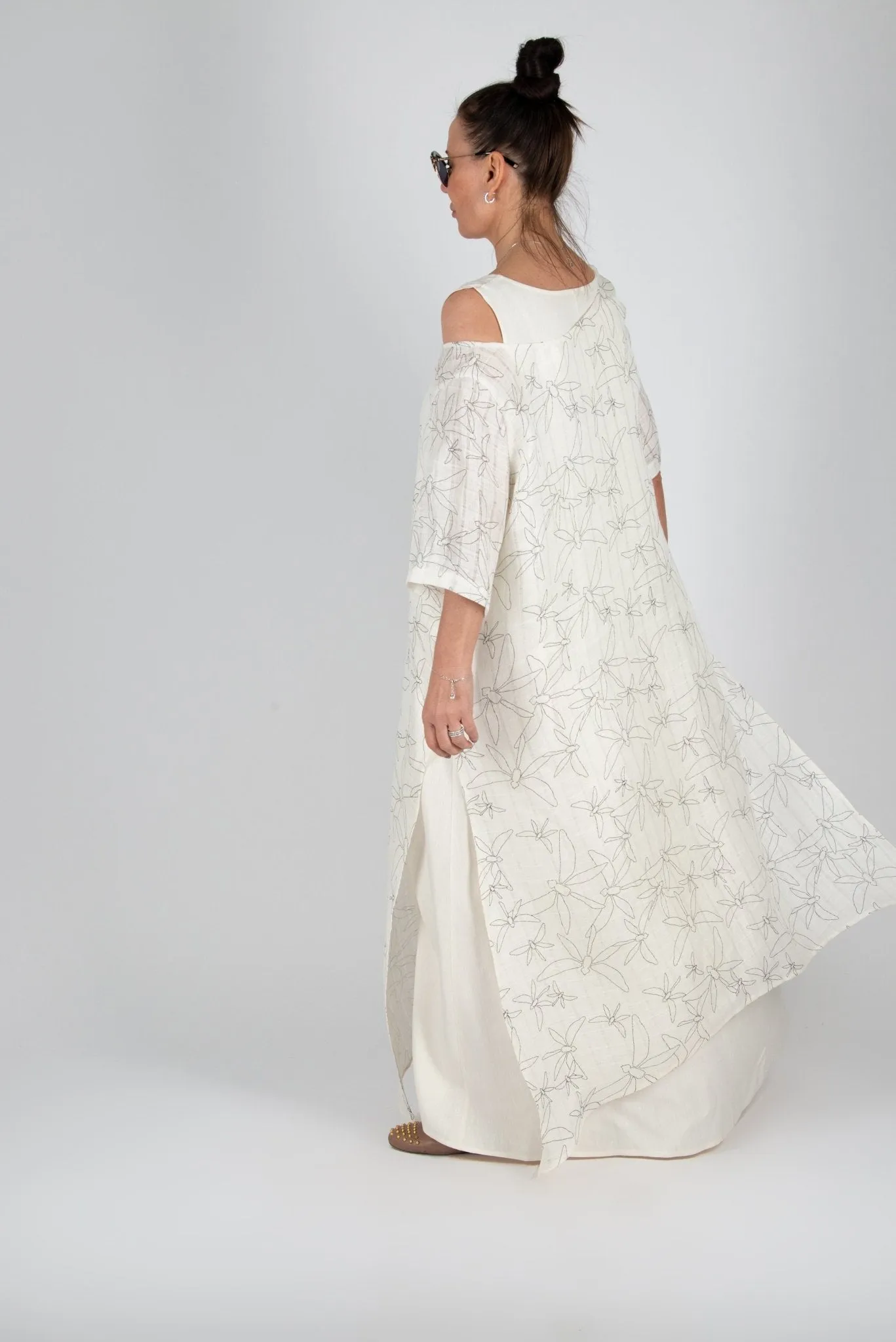 LORI Linen Dress in 2 parts