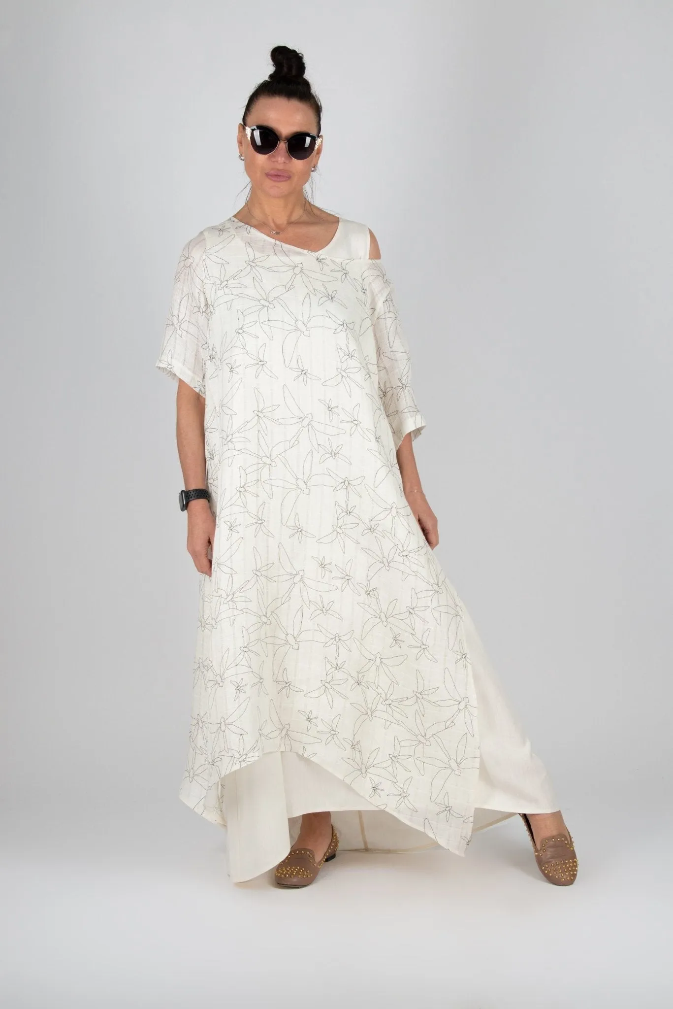LORI Linen Dress in 2 parts