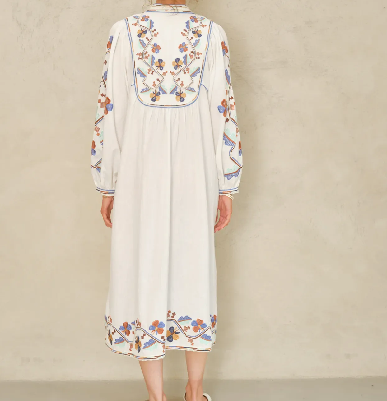 M.A.B.E Arielle Tunic Dress - Blue