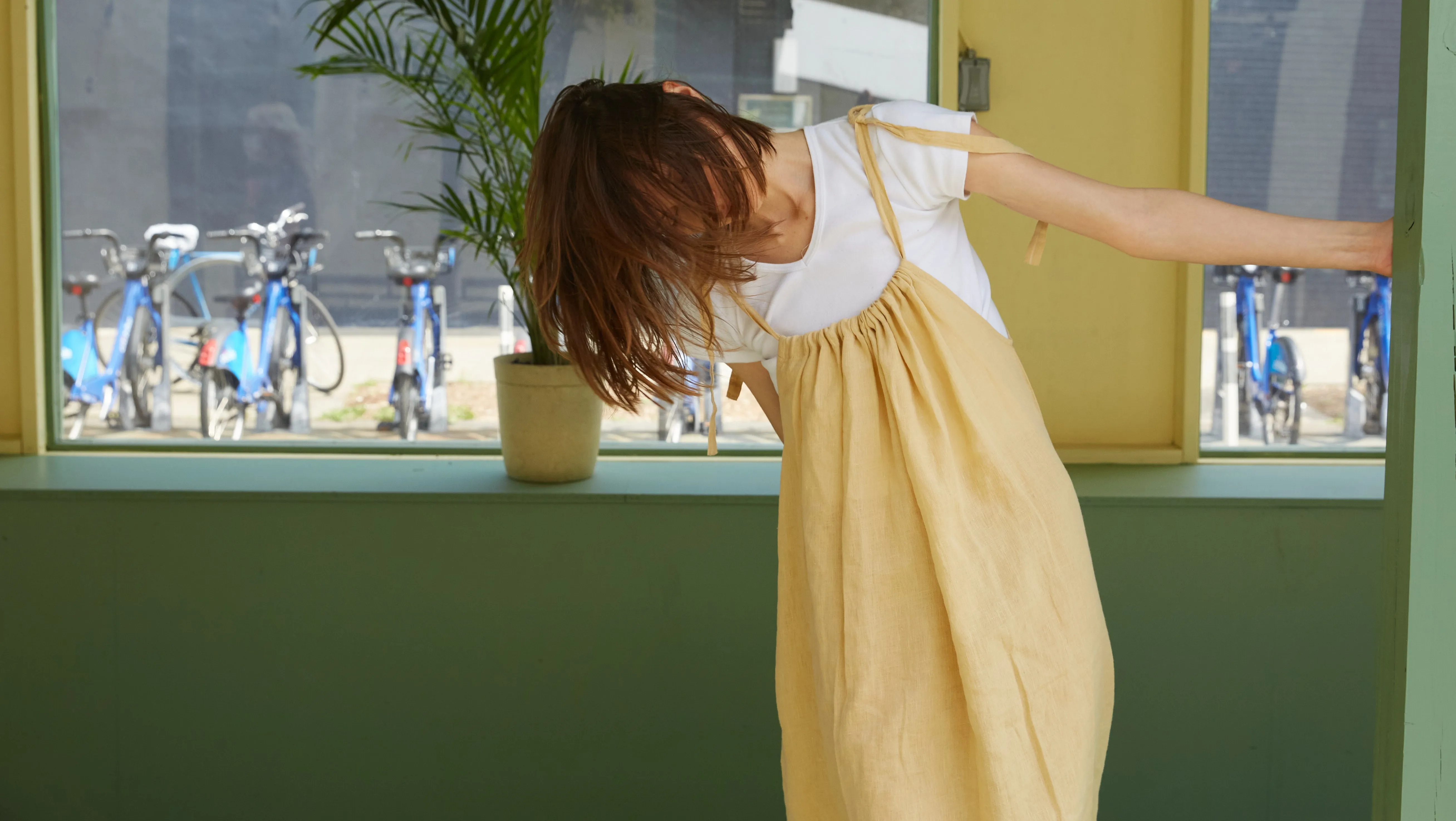 Maya Dress,  Ochre