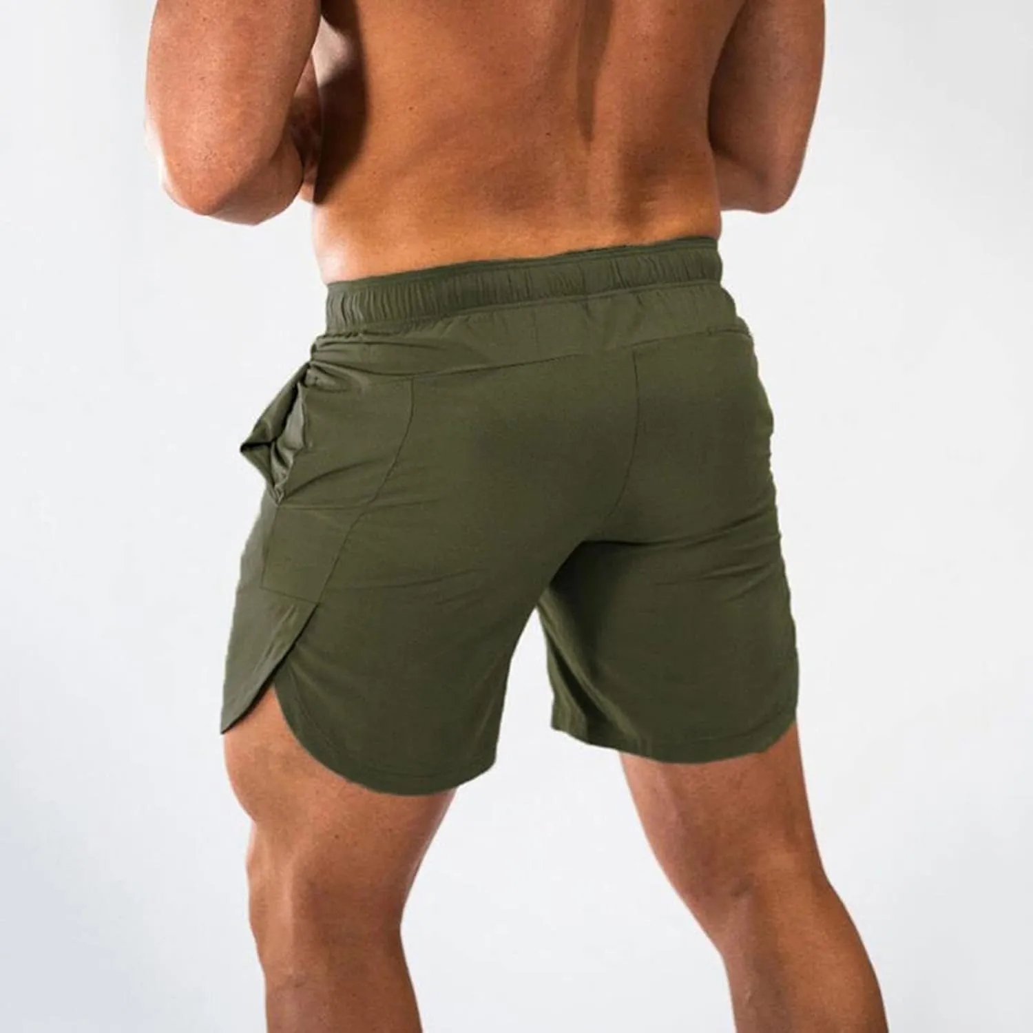 Men's Athletic Shorts Elastic Waist Quick Dry Breathable Comfortable Gym Workout Running Training Casual Sportswear