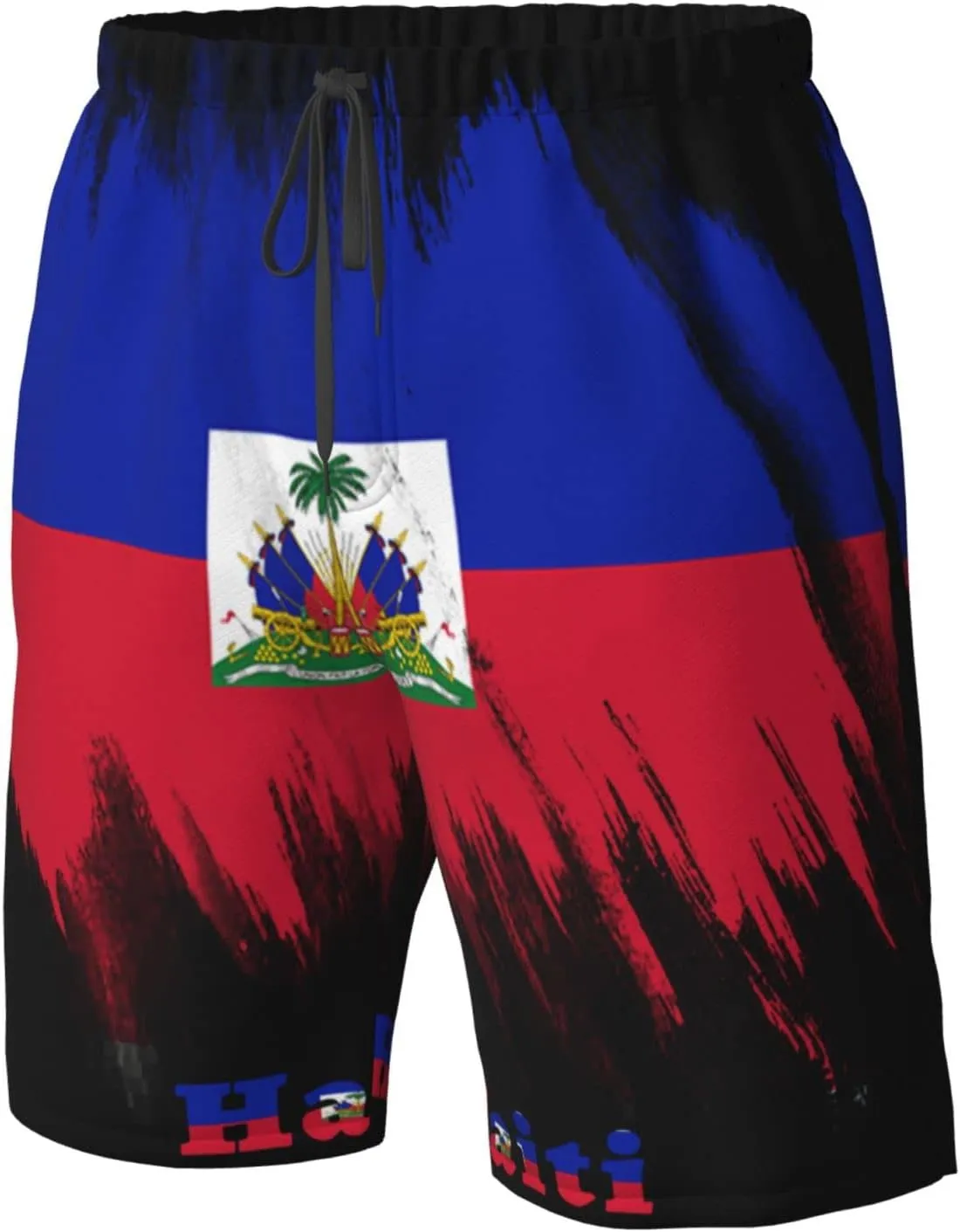 Men's Beach Shorts Drawstring Quick Dry Running Athletic Shorts Comfortable Loose Gym Shorts Swimsuit Pants with Pockets