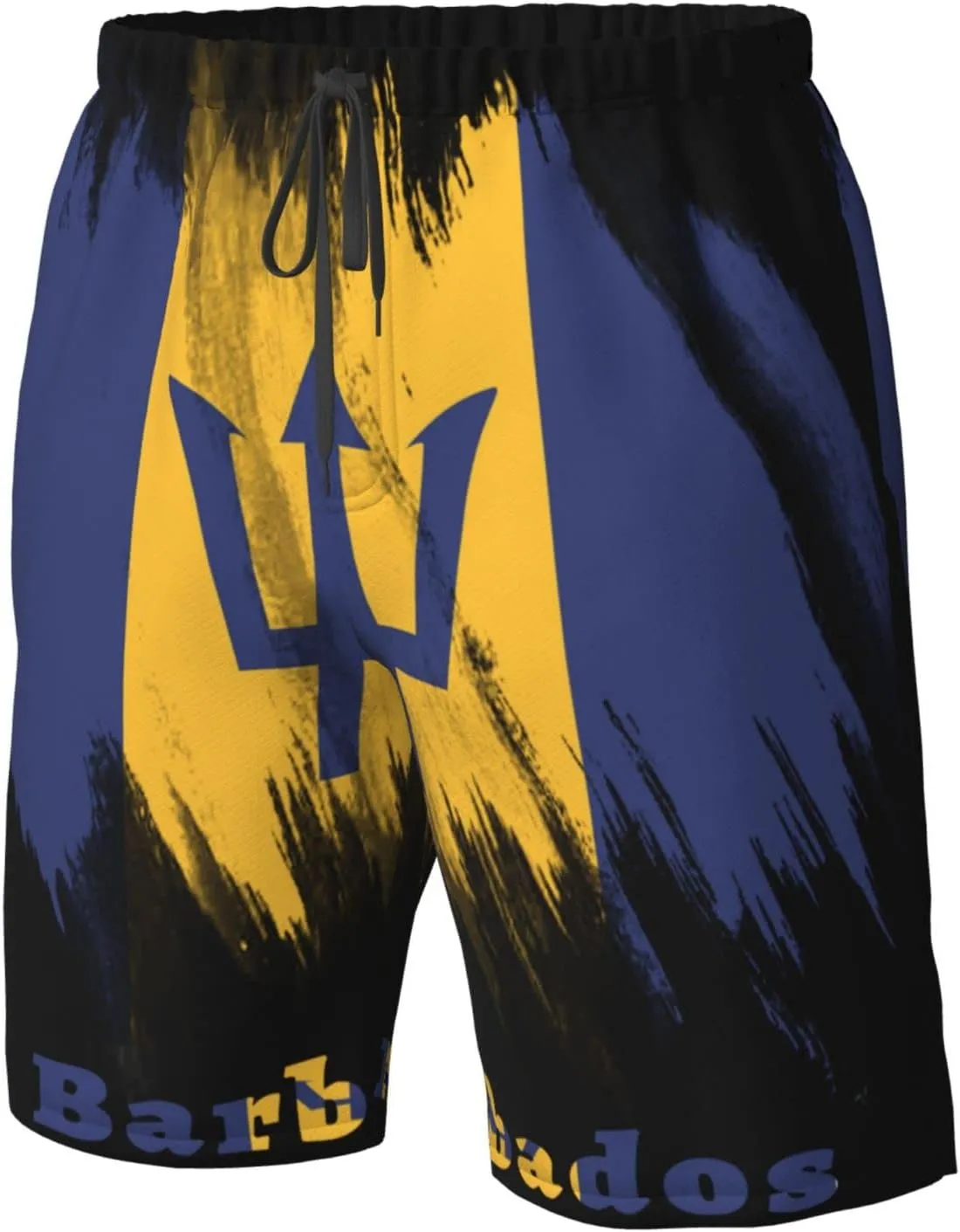Men's Beach Shorts Drawstring Quick Dry Running Athletic Shorts Comfortable Loose Gym Shorts Swimsuit Pants with Pockets