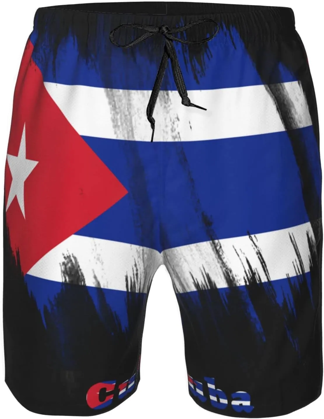Men's Beach Shorts Drawstring Quick Dry Running Athletic Shorts Comfortable Loose Gym Shorts Swimsuit Pants with Pockets