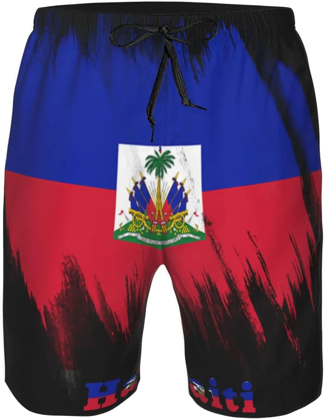 Men's Beach Shorts Drawstring Quick Dry Running Athletic Shorts Comfortable Loose Gym Shorts Swimsuit Pants with Pockets