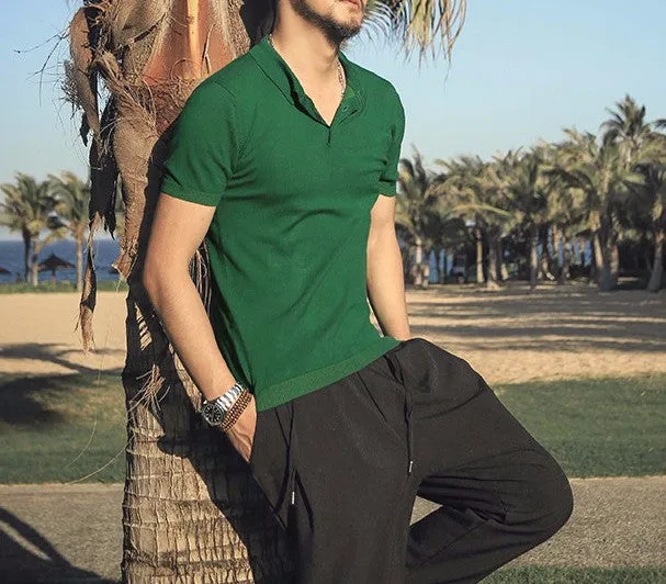 Men's Casual Summer Polo Shirt