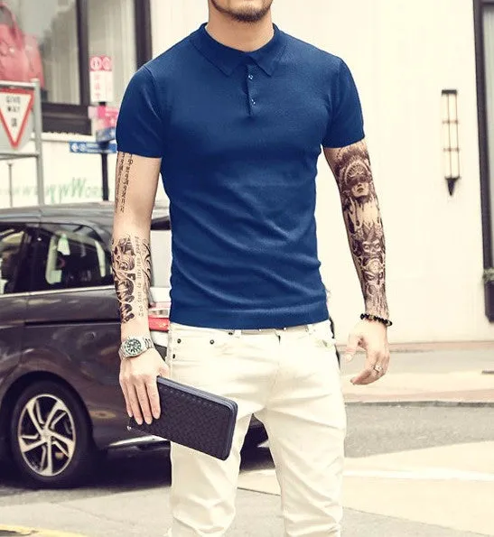 Men's Casual Summer Polo Shirt
