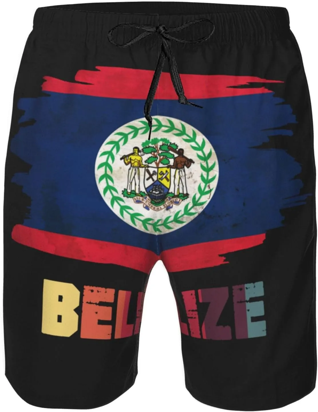 Men's Swim Trunks Beach Shorts Quick Dry Running Shorts Comfortable Loose Gym Shorts Swimsuit Pants with Pockets