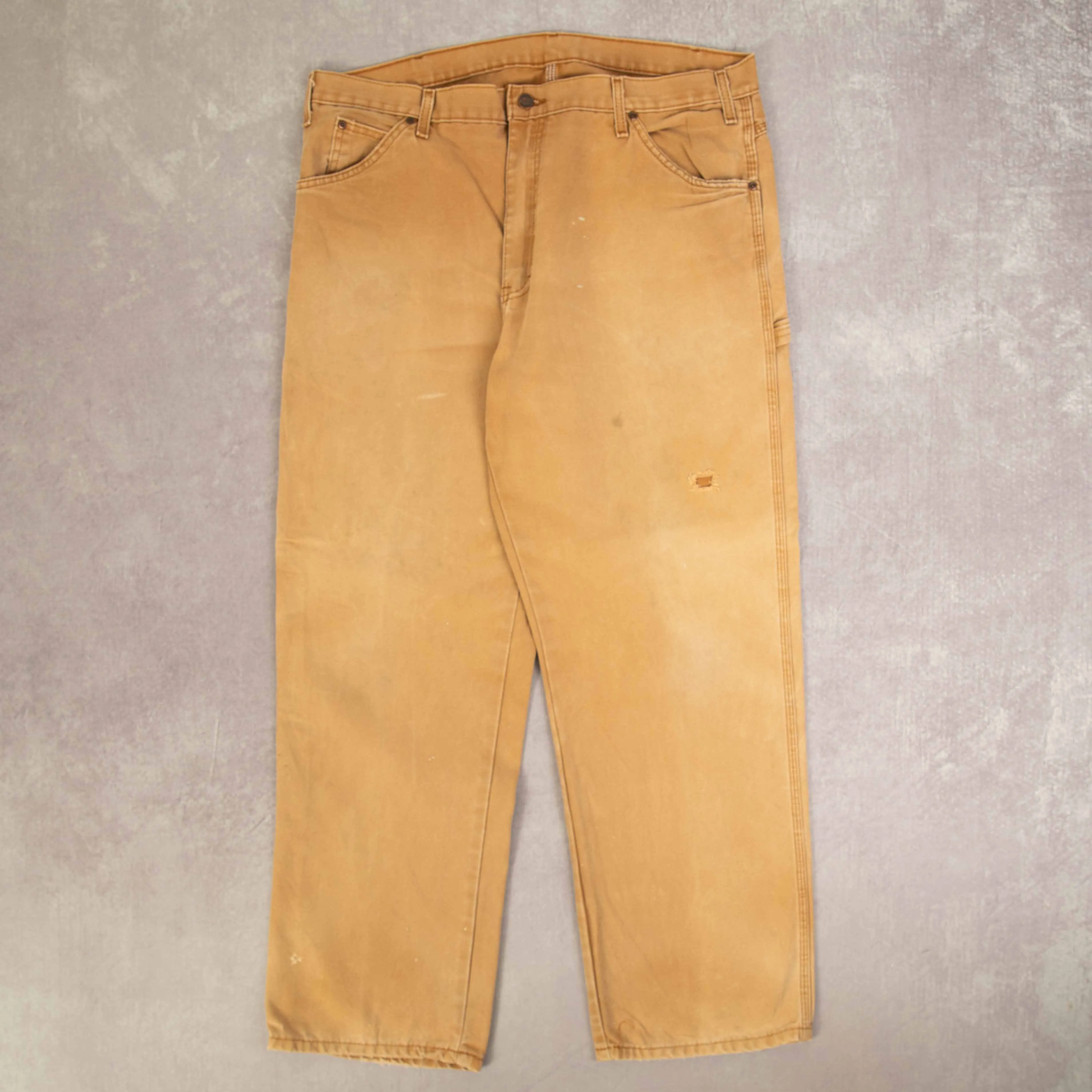 MEN'S VINTAGE DICKIES RELAXED FIT CARPENTER TROUSERS - W38 X L30
