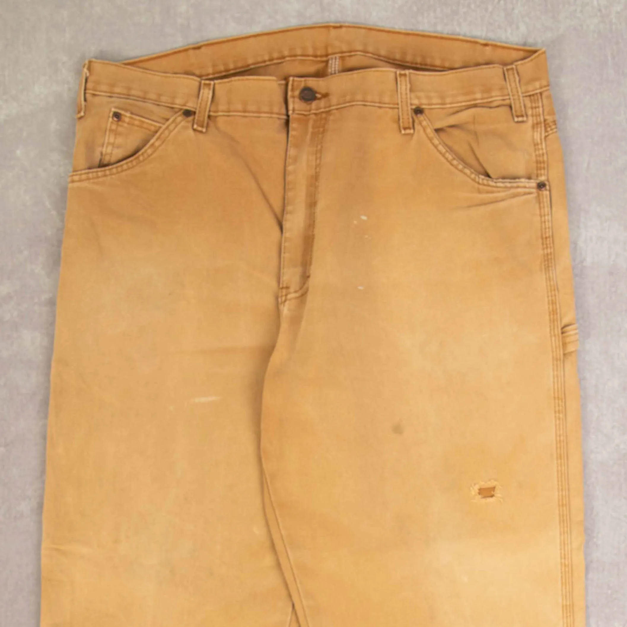 MEN'S VINTAGE DICKIES RELAXED FIT CARPENTER TROUSERS - W38 X L30