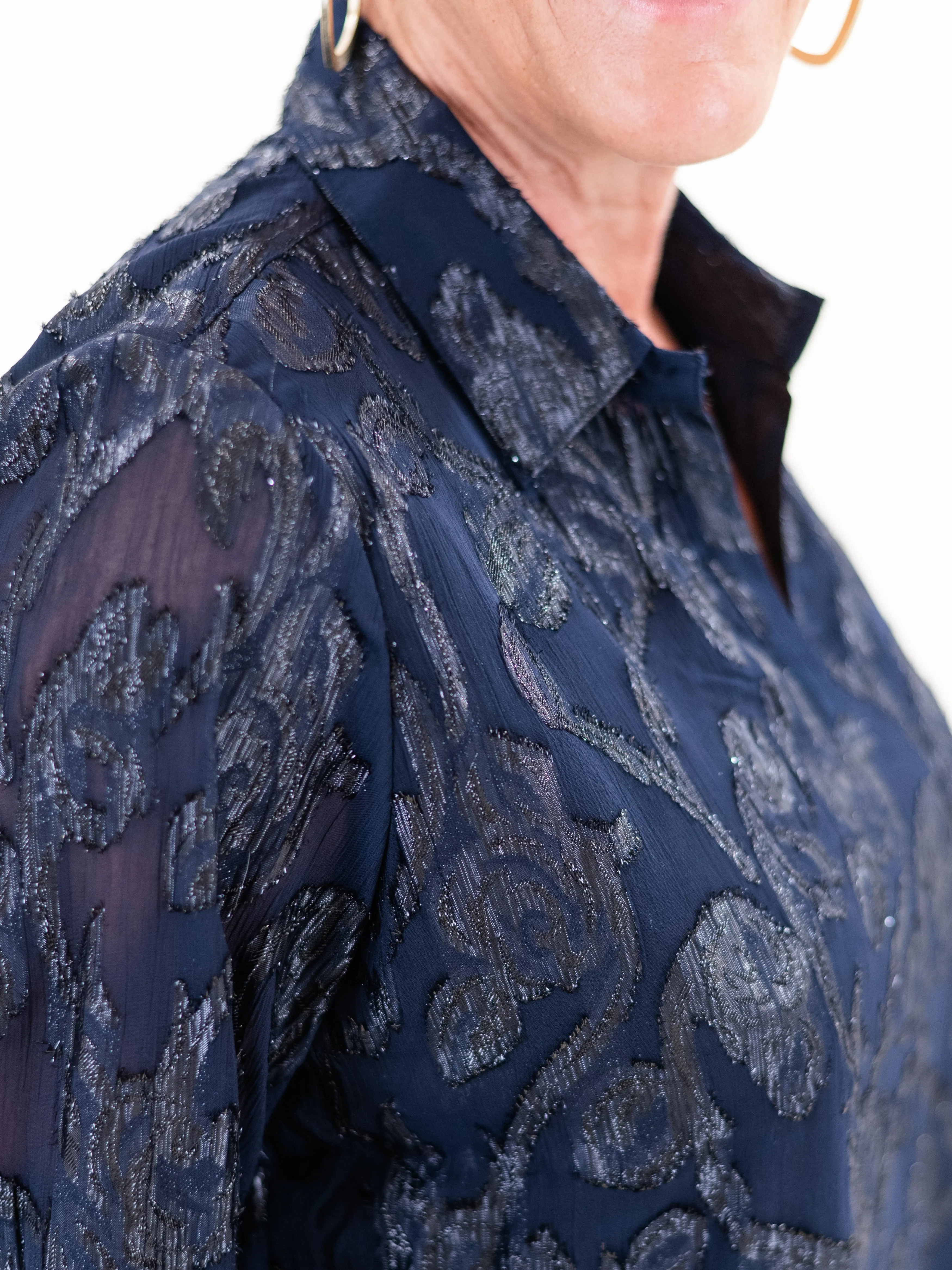 Midnight Floral Top by Boho Chic