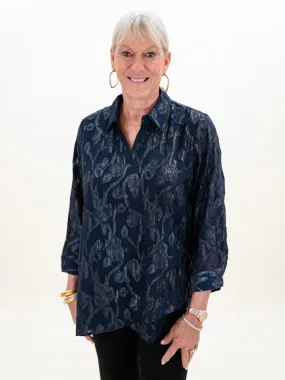 Midnight Floral Top by Boho Chic
