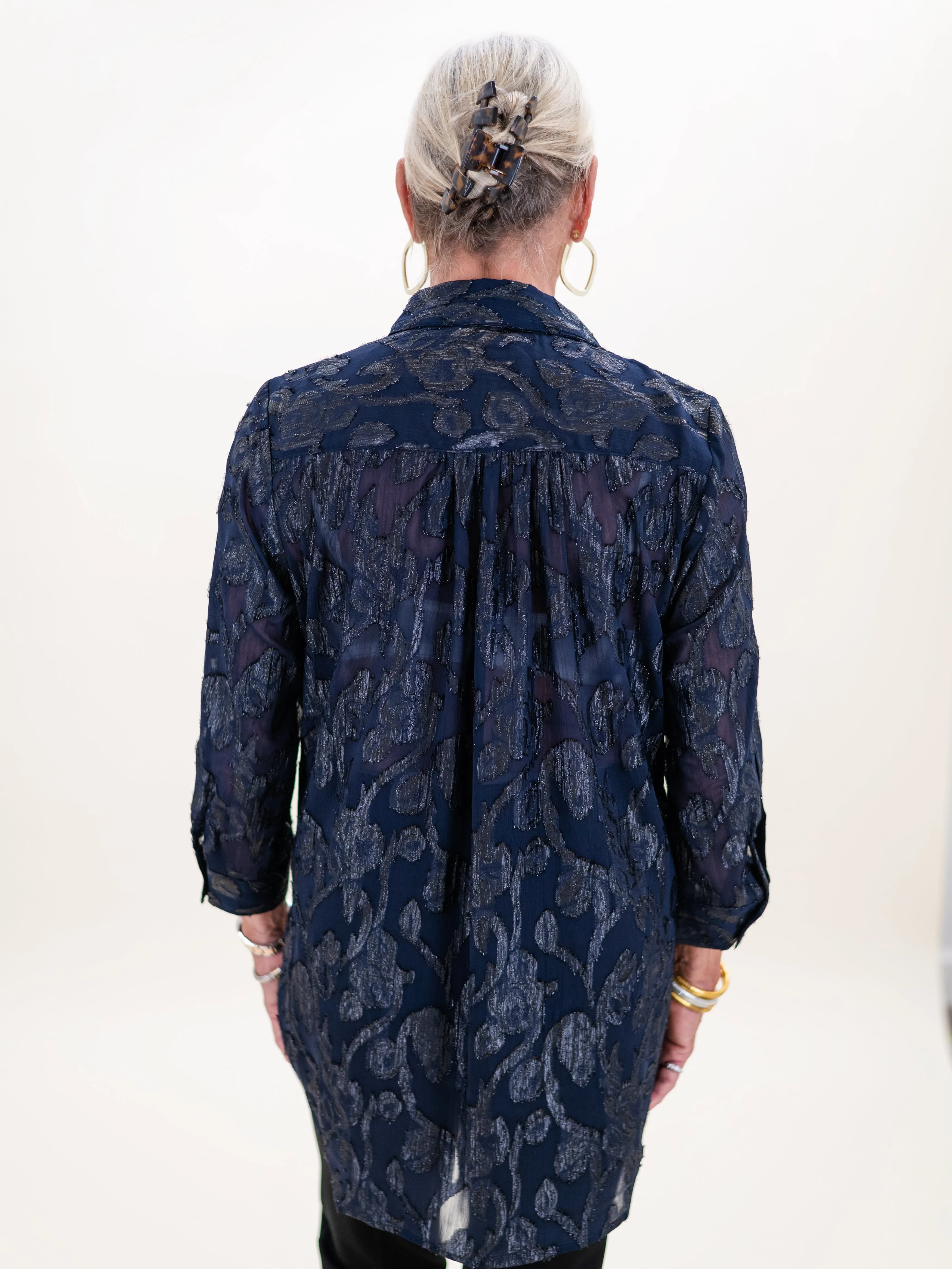 Midnight Floral Top by Boho Chic