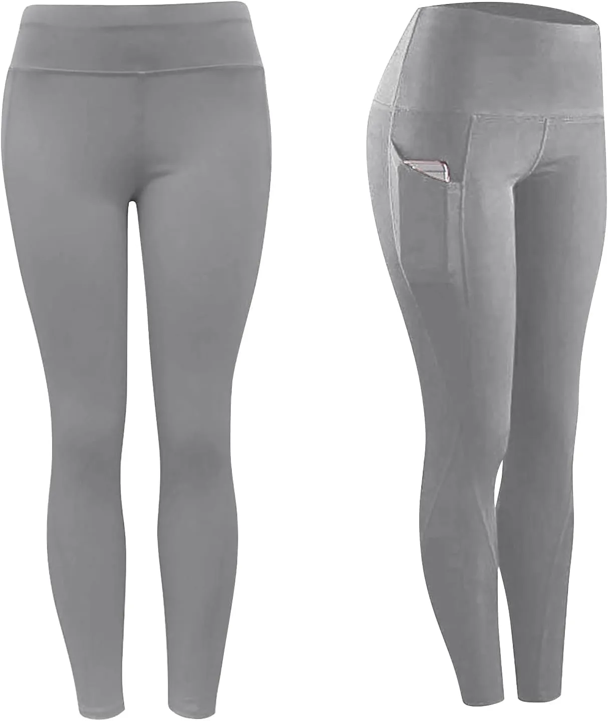 Mmoneyake Womens High Waist Yoga Pants High Waisted Tummy Control Workout Running Leggings Compression Buttery Soft Yoga Pant