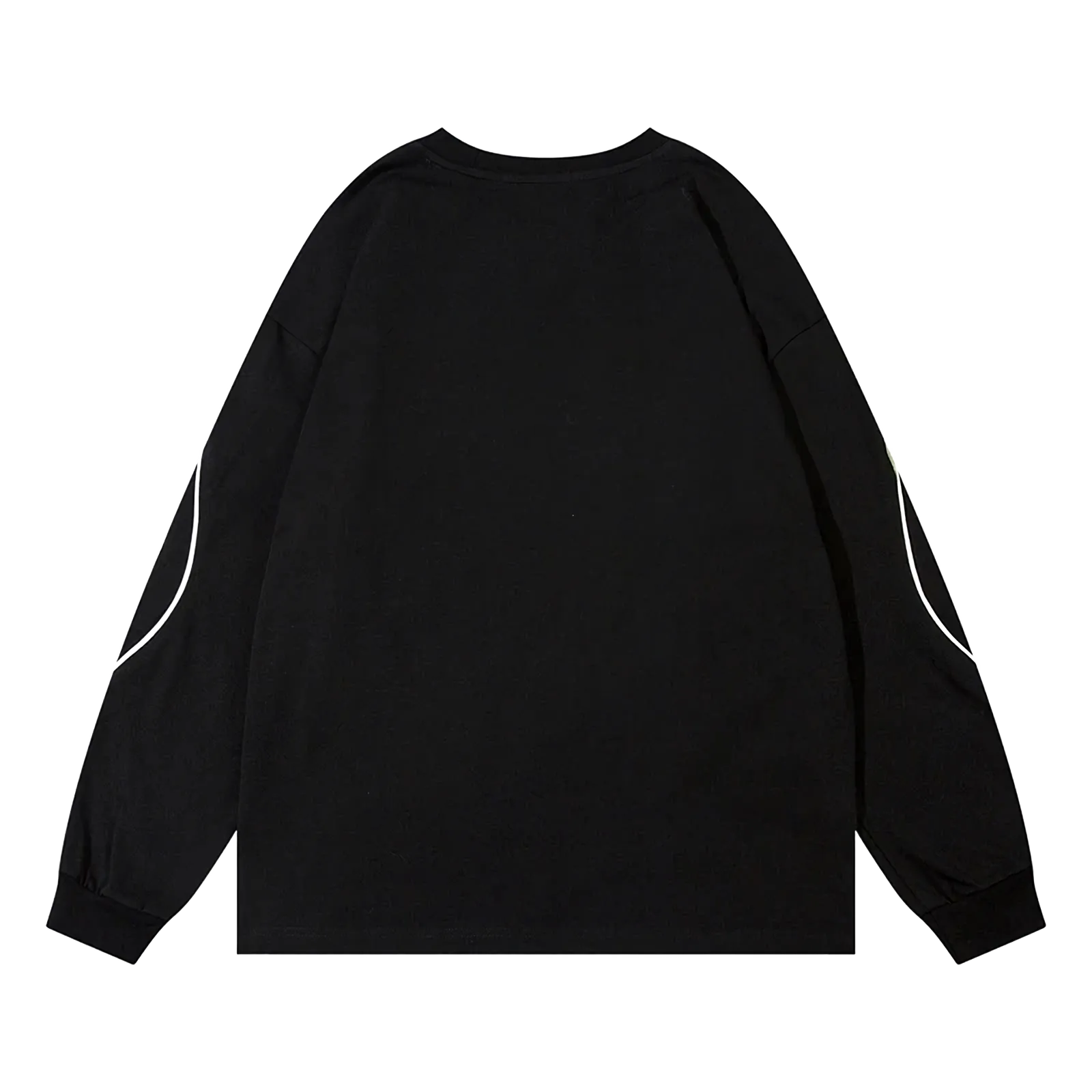'Modulus' Oversized Long Sleeve Cotton Tee