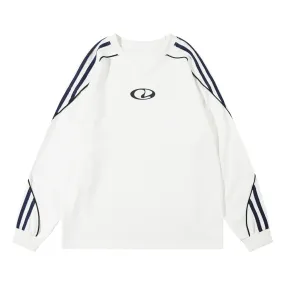 'Modulus' Oversized Long Sleeve Cotton Tee
