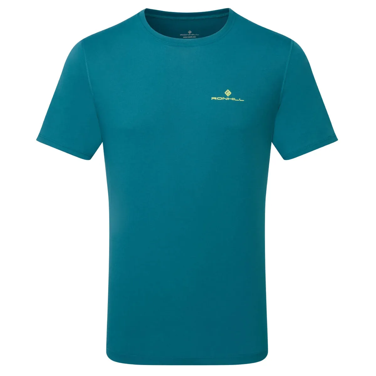 Ronhill Core Short Sleeve Running Tee - Mens - Deep Teal/Acid