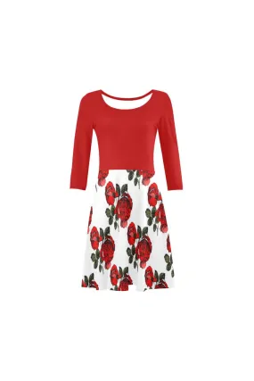 Rose Sleeve Swing/Sundress