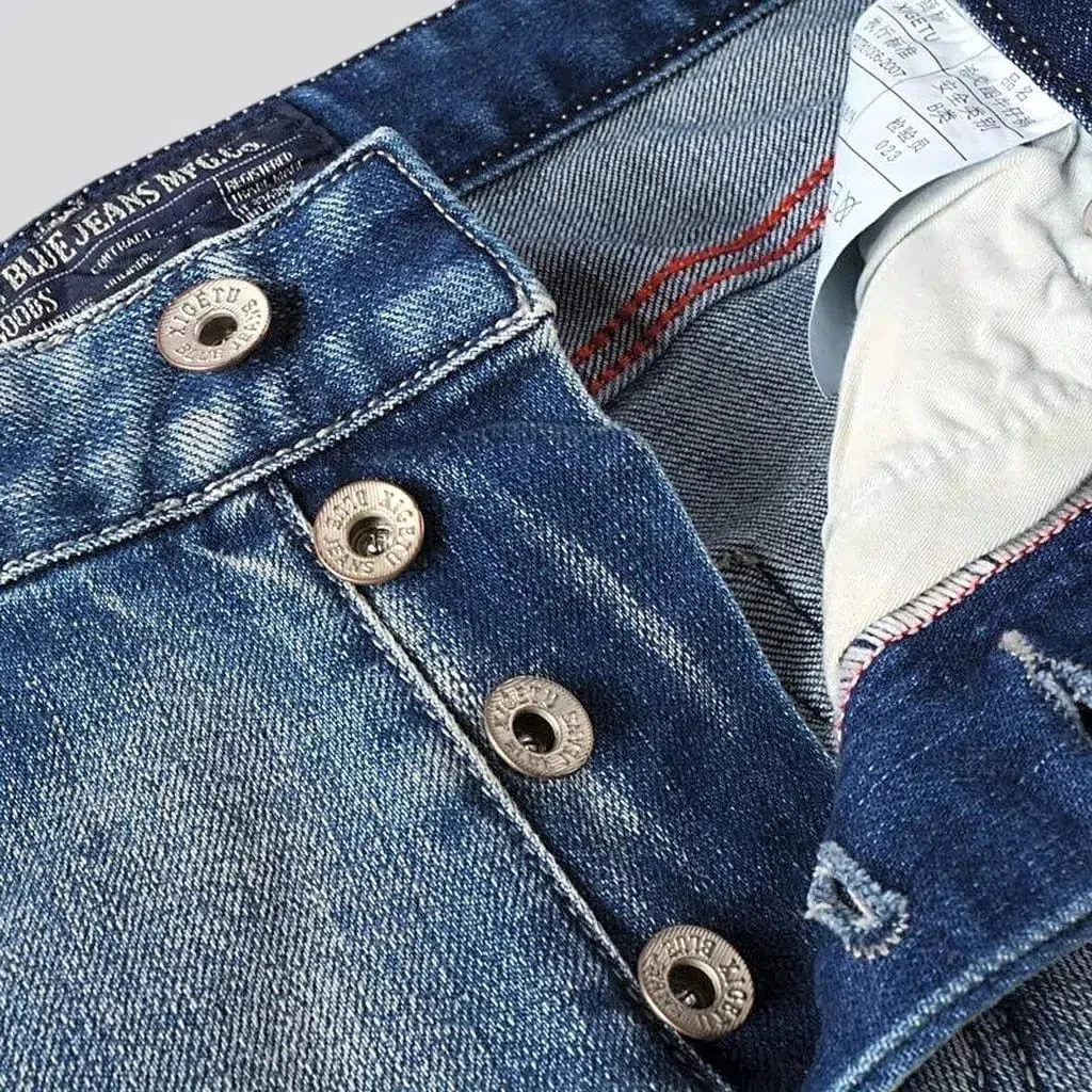 Smoothed skinny jeans
 for men
