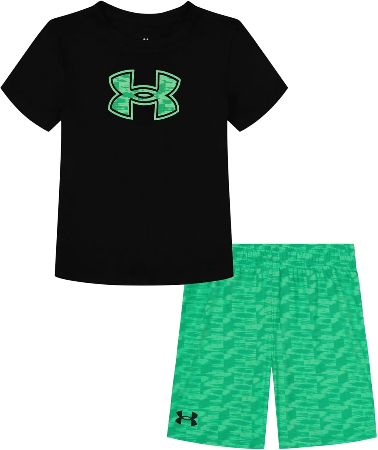 Under Armour Boys' Short Sleeve Tee and Short Set, Lightweight and Breathable