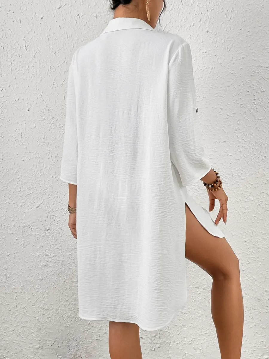 V Neck Bathing Suit Cove Up for Swimwear