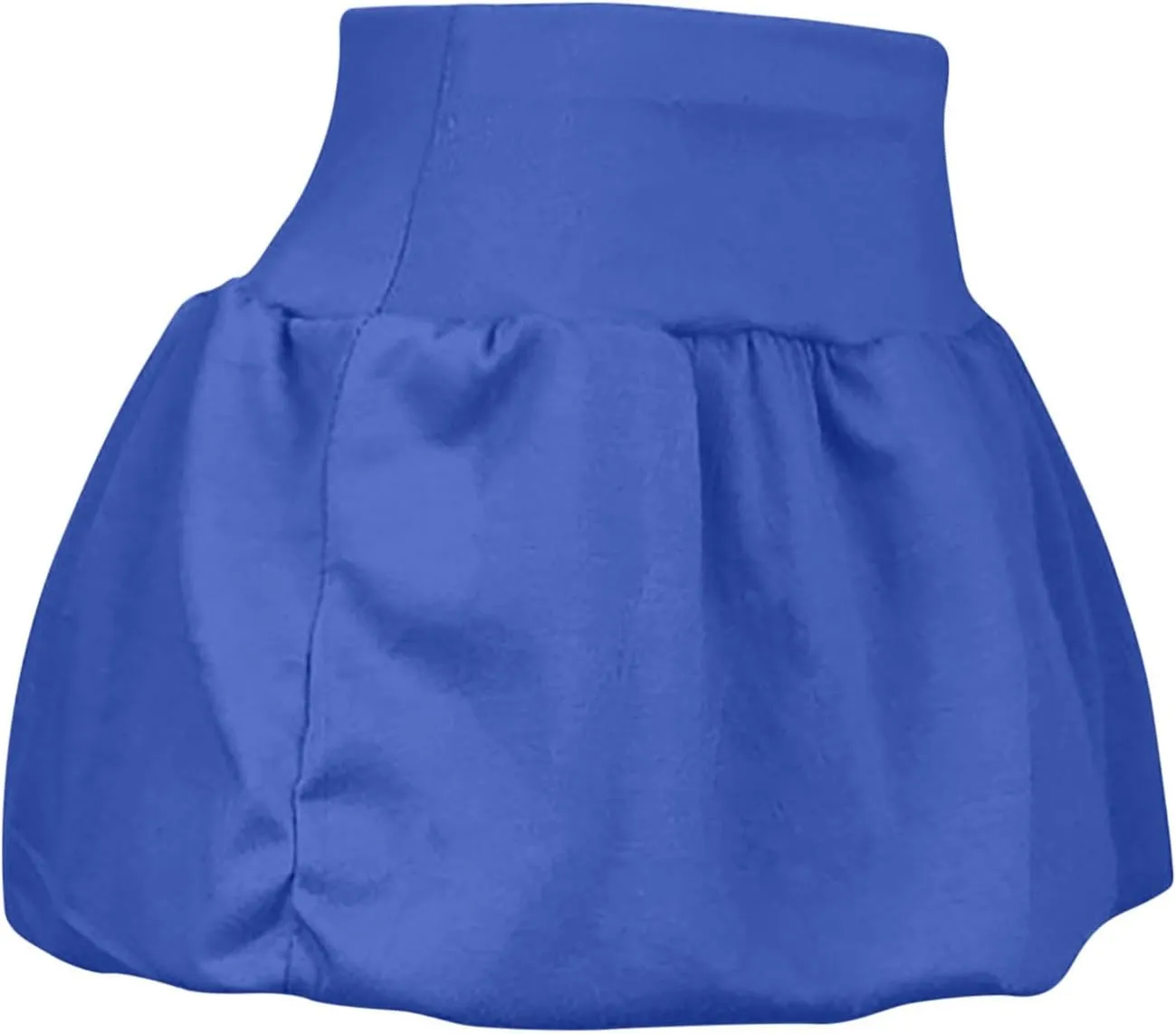 Women Pleated Bubble Skirts Solid Y2K Mini Skirt High Waist Puffy Short-Skirts for Going Out Sexy Half Dress